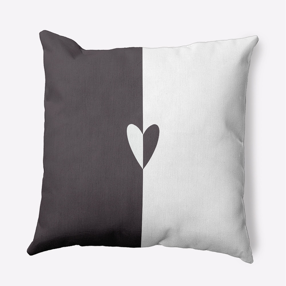 Modern Heart Valentines Day Decorative Throw Pillow