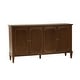 preview thumbnail 11 of 19, HULALA HOME Jane Transitional Solid Wood 58"Wide 4 Door Sideboard