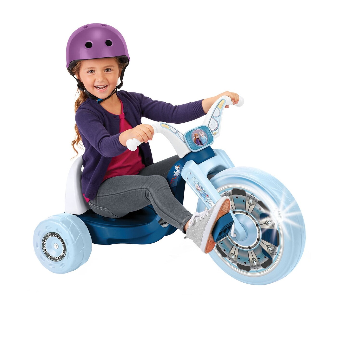 Disney s Frozen 15 inch Fly Wheels Cruiser Tricycle with Light on Wheel Ages 3 7 Bed Bath Beyond 37127633