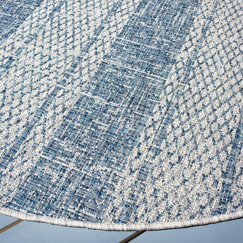 SAFAVIEH Courtyard Nanci Stripe Indoor/ Outdoor Waterproof Patio Backyard Rug