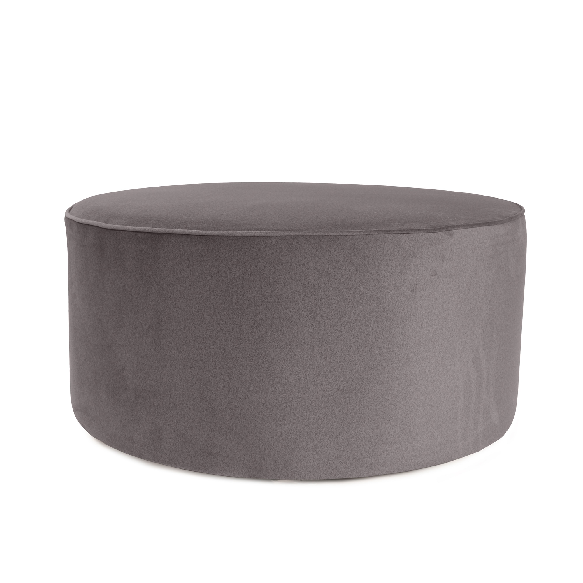 Universal 36" Round Ottoman Qivuit Gray