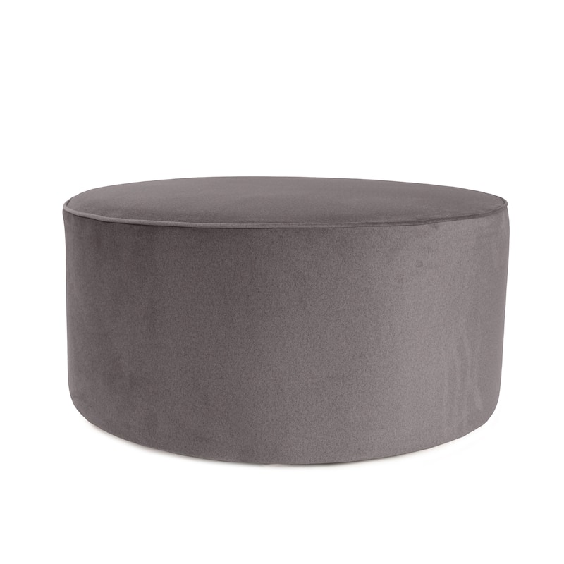 Universal 36" Round Ottoman Qivuit Gray