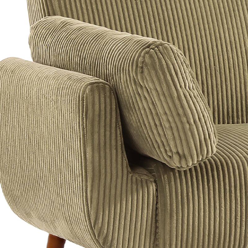 2 Set 73.5" W Upholstered Convertible Sleeper Sofa Bed with Pillows