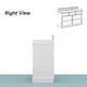 preview thumbnail 8 of 14, White Baby Changing Table Dresser with 7 Drawers Nursery Storage Cabinet for Infant Essentials Chest