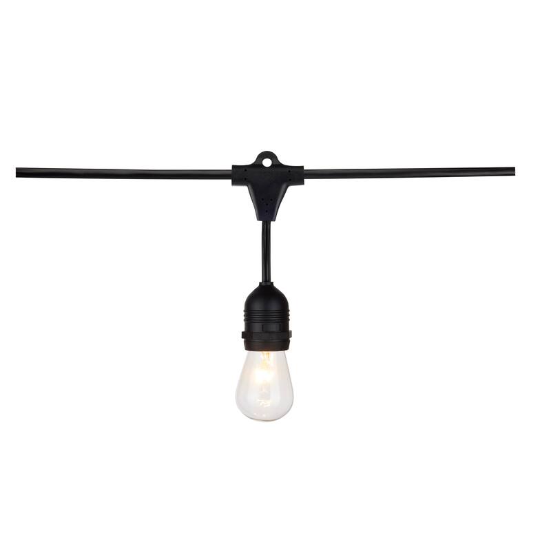 24Ft Incandescent String Light Includes 12-S14 bulbs 120 Volts
