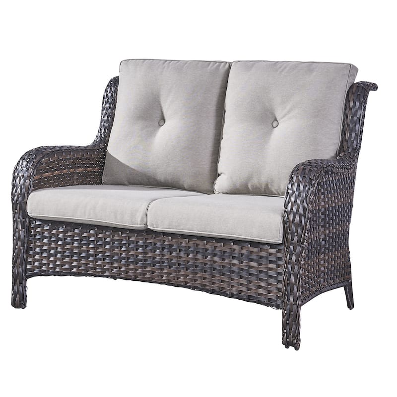 Gymojoy Outdoor Furniture Patio Sofa Loveseat Rattan Sofa Garden Sofa