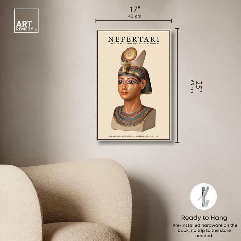 Ancient Egyptian Queen Canvas by Art Remedy