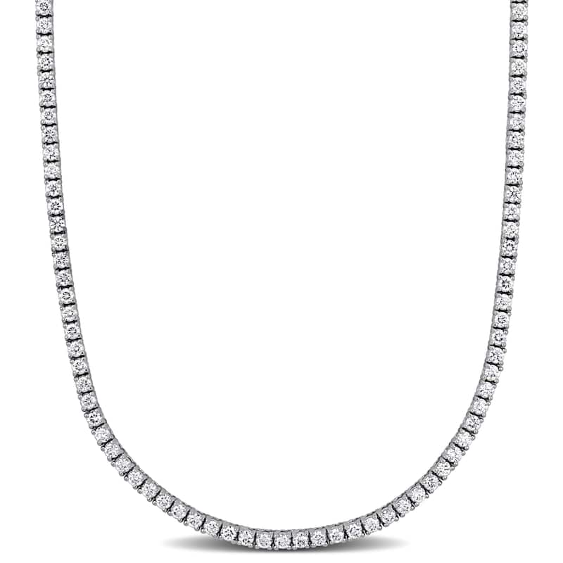 Miadora 14k or 18k White Gold Diamond Necklace 4 to 15 3/8ct TDW - 5.36 Carats