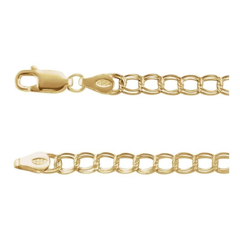 Curata 14k Yellow Gold Solid Bracelet 7 Inch
