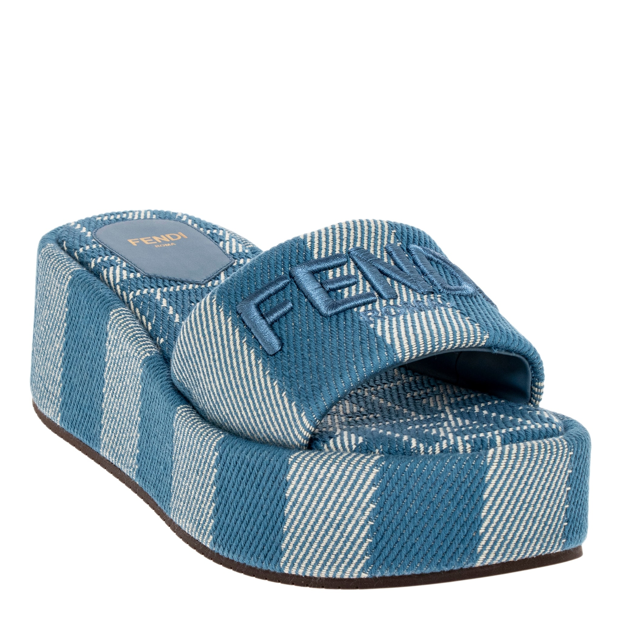 Fendi Sunshine Platform Slide - Overstock - 42859991