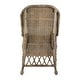 preview thumbnail 5 of 9, Natural Rattan Cushioned Dining Accent Chair by East at Main