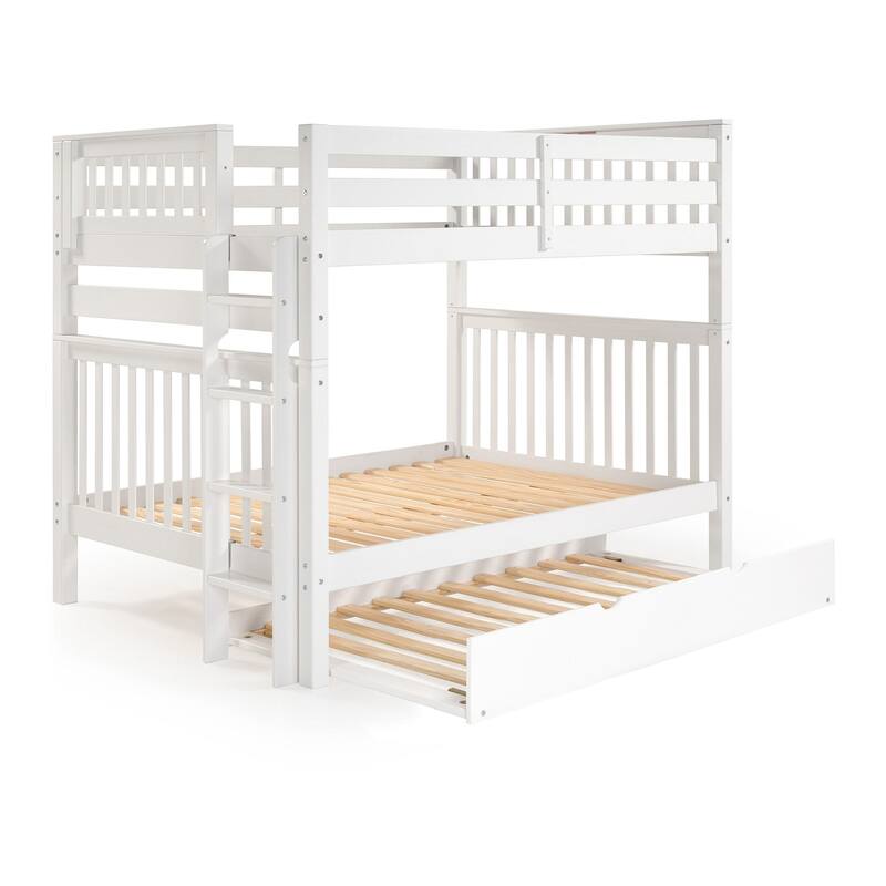 Taylor & Olive Trillium Full over Full Bunk Bed, Twin Trundle