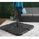preview thumbnail 7 of 5, Hilford Cantilever 4-piece Heavy Duty Fillable Patio Umbrella Weighted Base Stand