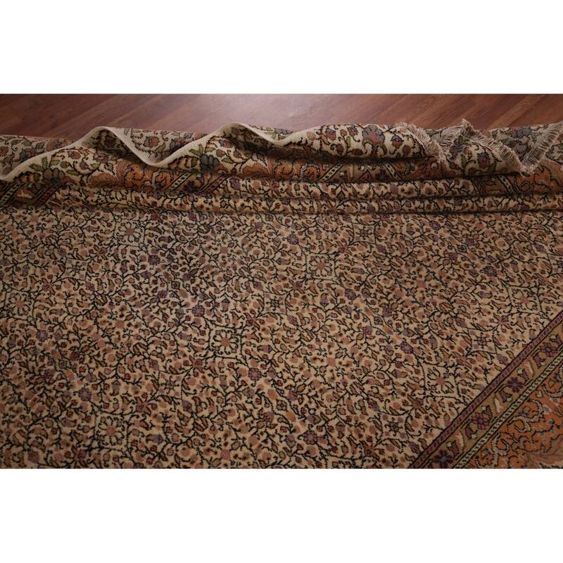Anatolian Turkish Vintage Rug Hand-Knotted Oriental Wool Carpet - 6'6" X 9'7"