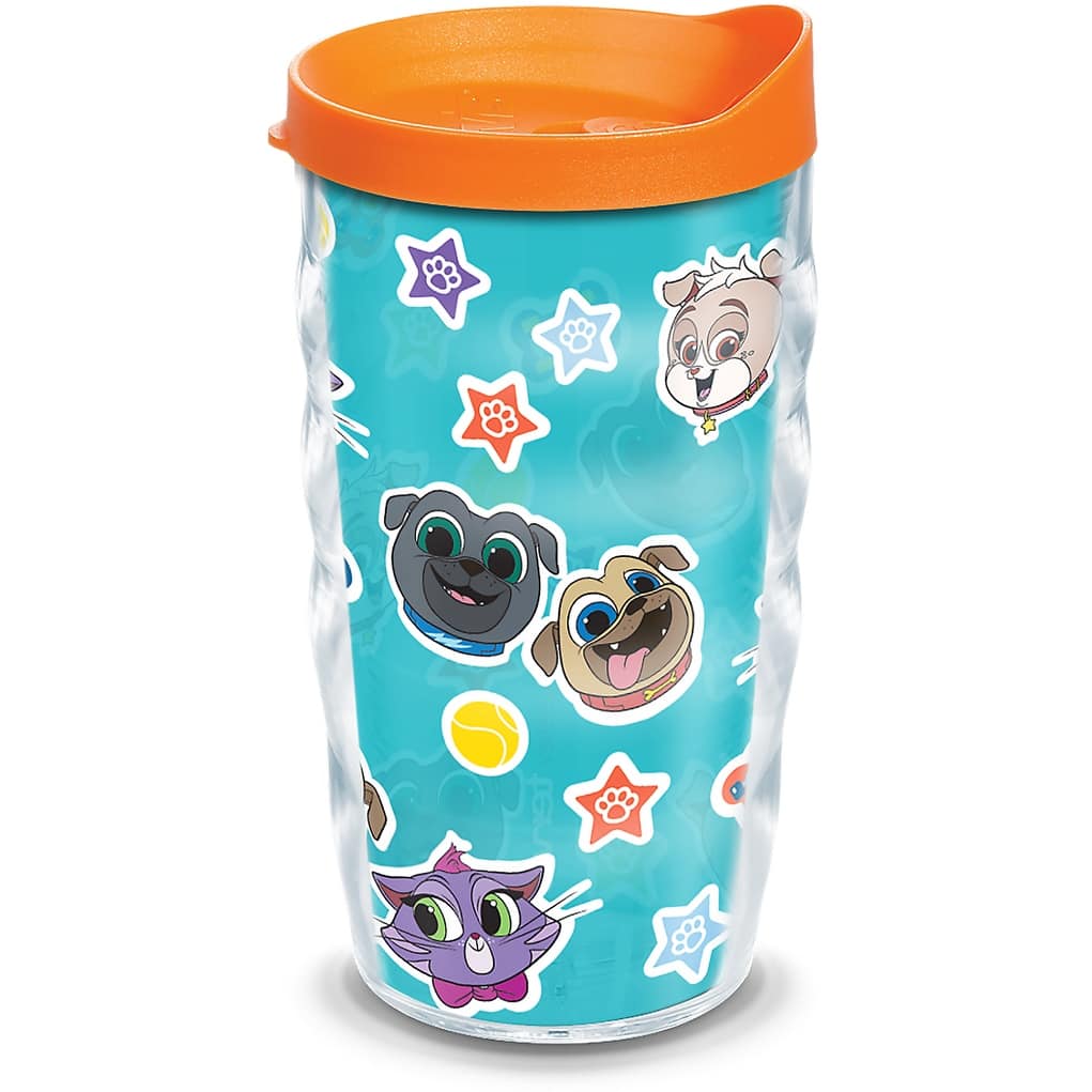 Tervis Disney - Puppy Dog Pals Collage Made in USA Double Walled Insulated Travel Tumbler, Classic - 10oz Wavy