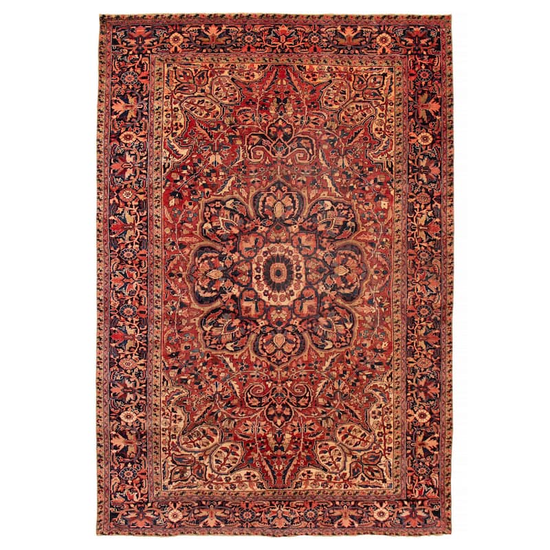 ECARPETGALLERY Hand-knotted Sarabi Dark Copper Wool Rug - 8'11 x 13'0 - Dark Copper - 8'11 x 13'0