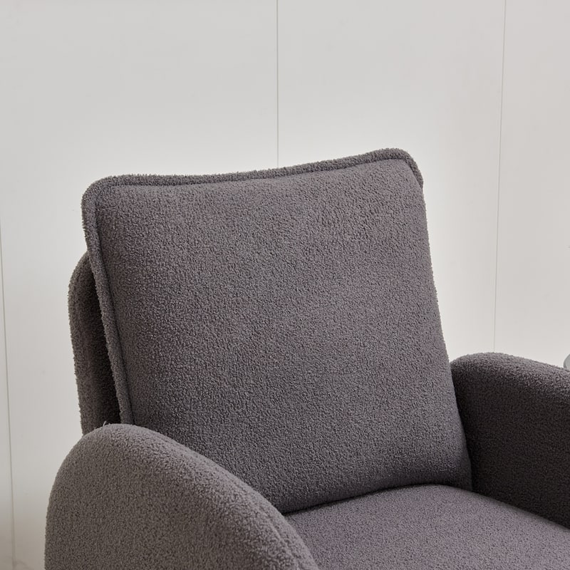 Sherpa Upholstered Accent Chair