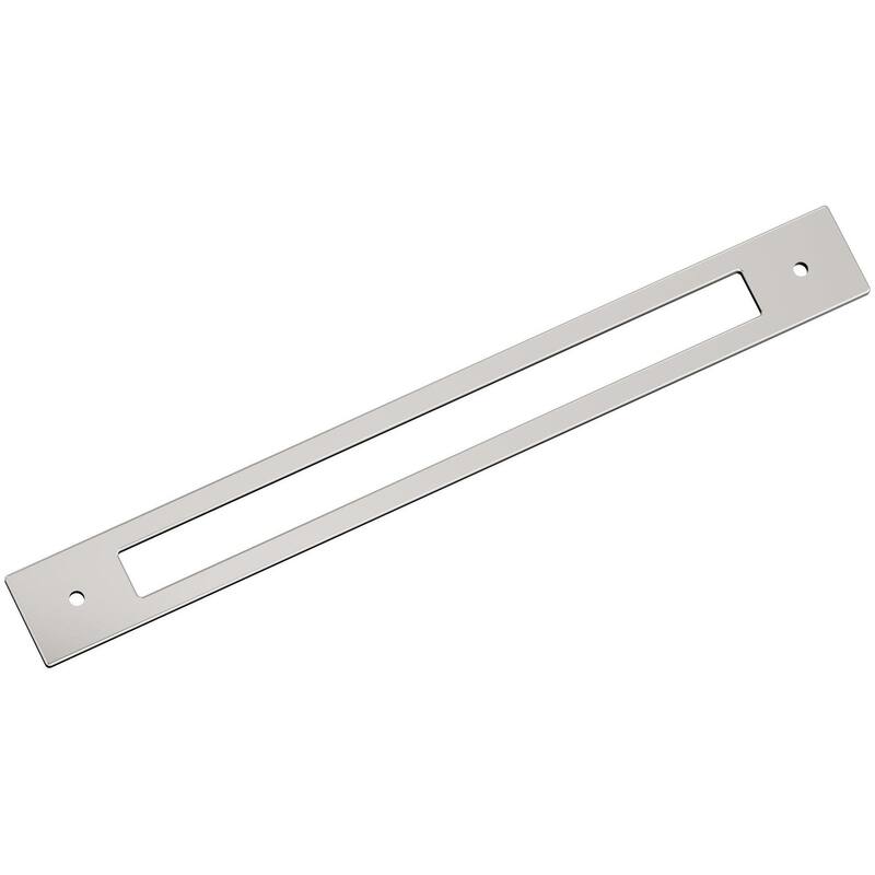 Amerock BP37787 Medora 11-7/16" Backplate for 10-1/16" Center to - Polished Nickel