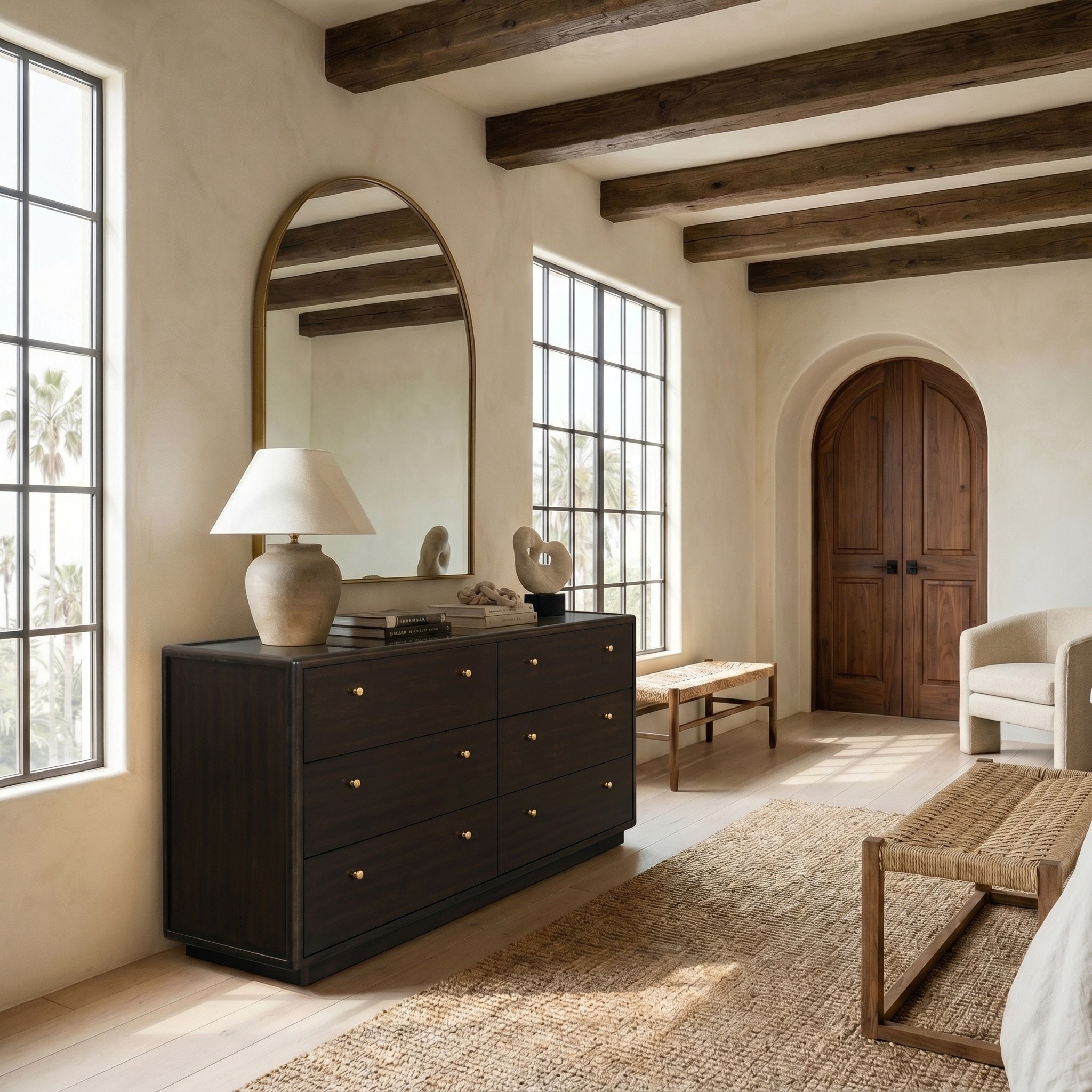 SAFAVIEH Couture Bellabrianna Dresser with 6 Drawers