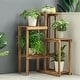 preview thumbnail 7 of 6, 6 Tiers Corner Wooden Plant Stand Shelf Garden Patio Flowers Holder