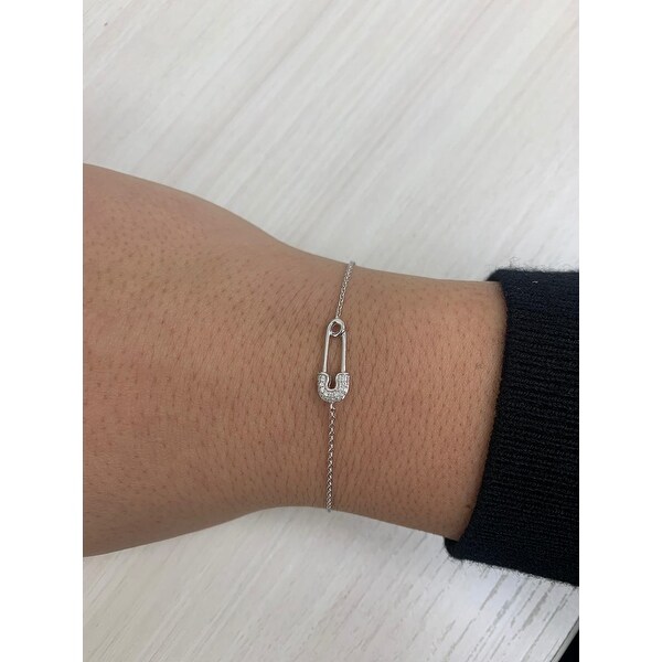 Mariani - Diamond Safety Pin Bracelet | Mitchell Stores