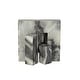 preview thumbnail 11 of 14, White or Black Marble Square Arch Abstract Decorative Sculpture with Varying Sizes (Set of 3)