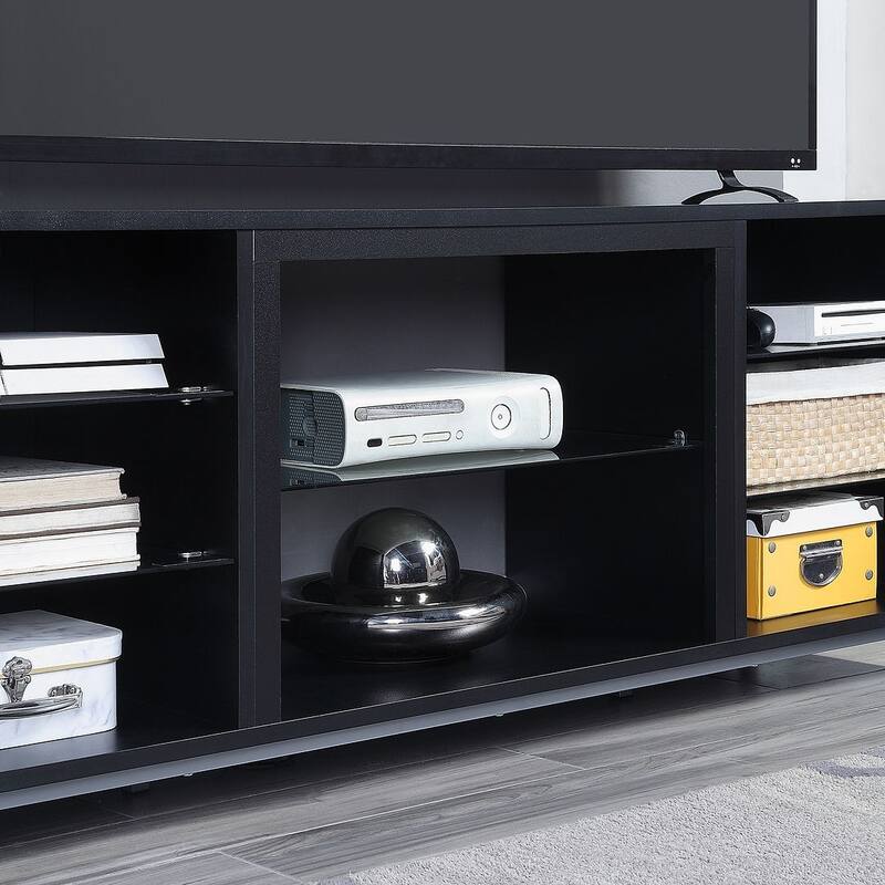 Manhattan Comfort Brighton 60 In. Wire Management Media Cabinet Console