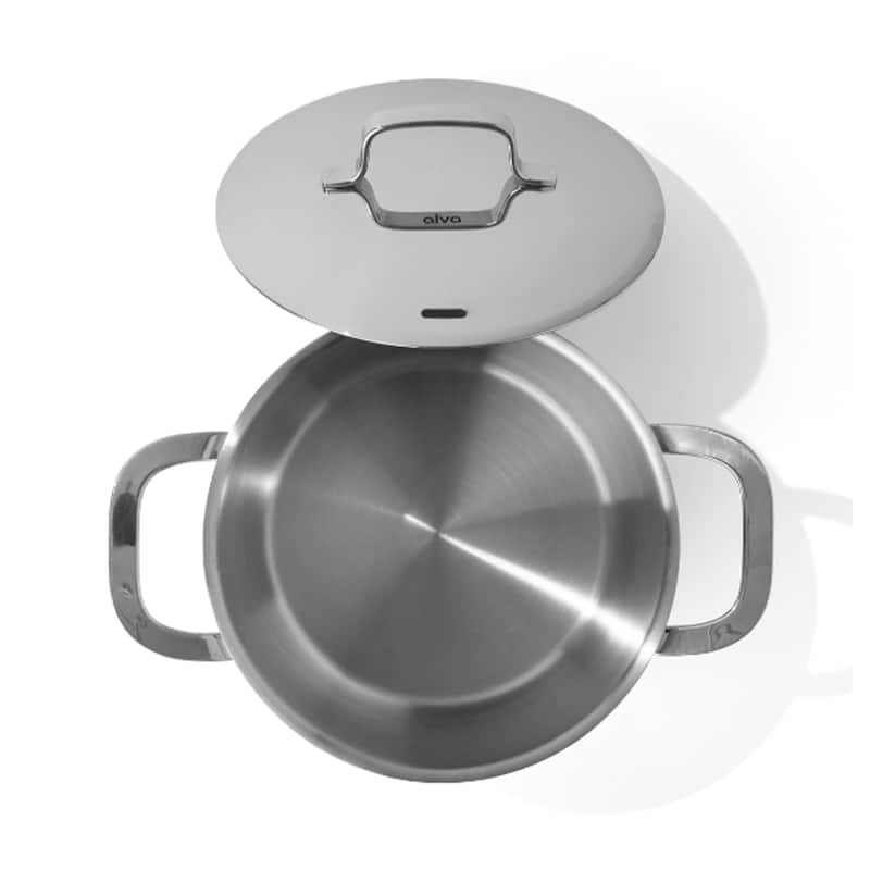 Alva Maestro Stainless Steel Stock Pot - Heavy Duty, Non-Toxic