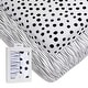 preview thumbnail 1 of 7, Ely's & Co. Baby Fitted Crib Sheet Set - 2 Pack - 28" x 52" Black & White Abstract