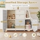 preview thumbnail 6 of 7, Gymax Kids Toy Storage Organizer w/4 Pull-out Drawers & Handles Large