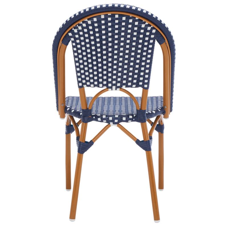 SAFAVIEH Emiliana Outdoor Side Chair Set of 2 (Fully Assembled) - 20Wx35Dx22H