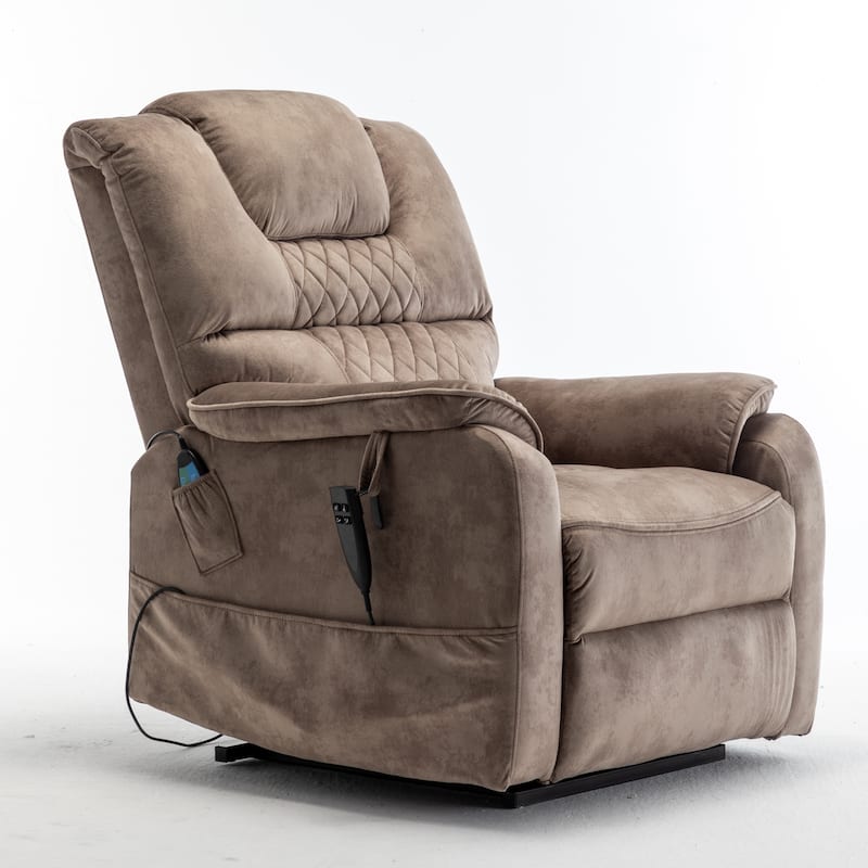 Relax Recliners Sofa Chair Lounge Chair Power Lift Chair Elderly Electric Lounge Chair - Brown