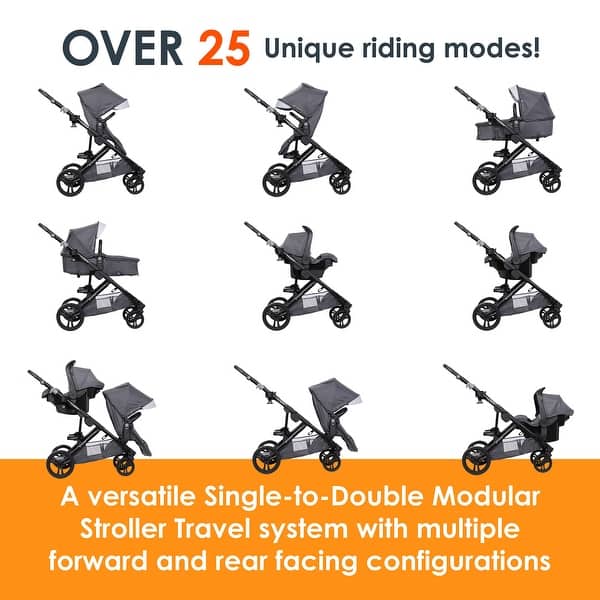 vivo dog stroller VIVO Black 3 Wheel Pet Stroller / Cat & Dog Foldable Carrier Strolling Cart main image 0