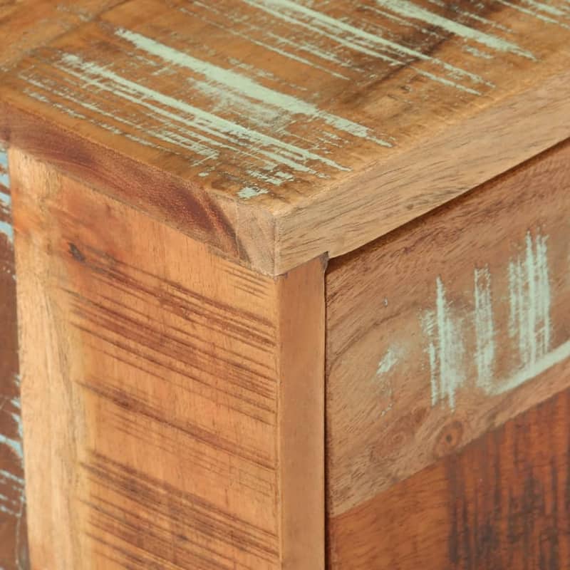 vidaXL Side Table End Table Living Room Coffee Table Solid Wood Reclaimed - 15.7" x 15.7" x 17.7"
