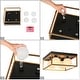 preview thumbnail 12 of 11, Modern Black Gold 4-Light Square Frosted Glass Flush Mount Ceiling Lights for Kitchen - 14" L x 14" W x 6.5" H