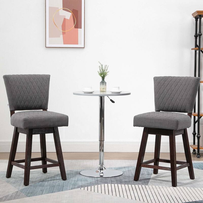 Counter Height Bar Stools, Set of 2