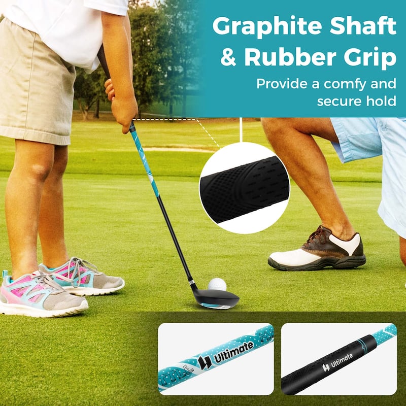 Ultimate Kids Golf Practice Set Junior Complete Golf Club Set for Kids - See Details