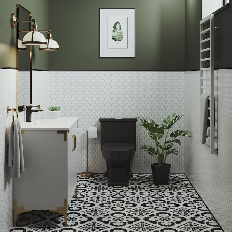 Voltaire One Piece Elongated Toilet Dual Flush 0.8/1.28 gpf