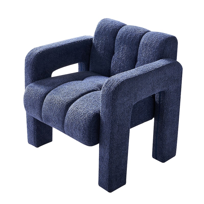 31.10" Wide Boucle Upholstered Accent Chair for Living Room