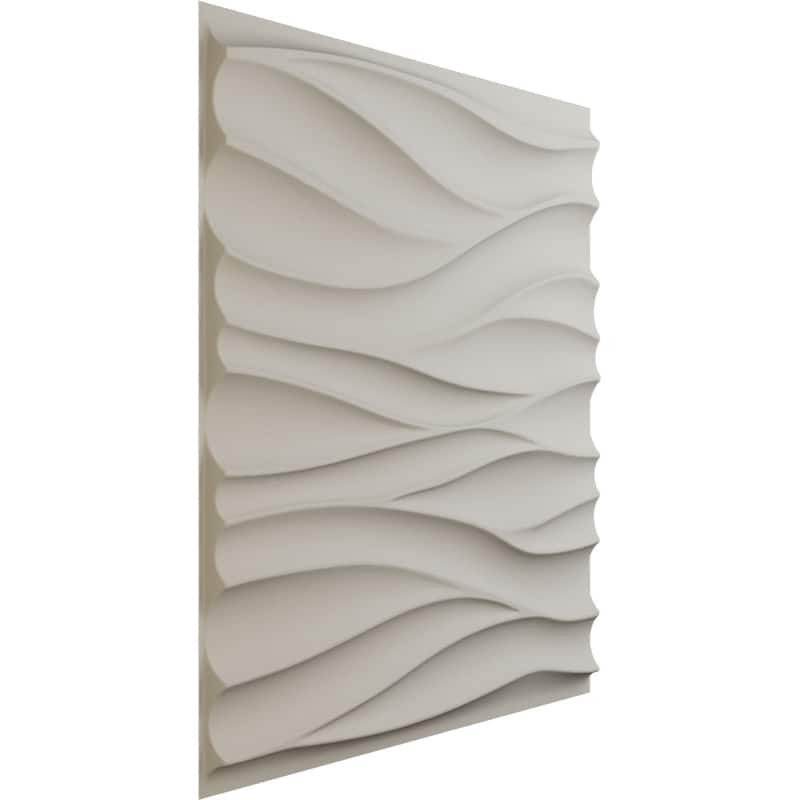19 5/8"W x 19 5/8"H Ripple EnduraWall Decorative 3D Wall Panel