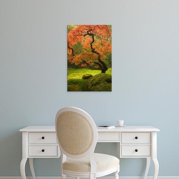 Easy Art Prints William Sutton's 'Japanese Maple' Premium Canvas Art