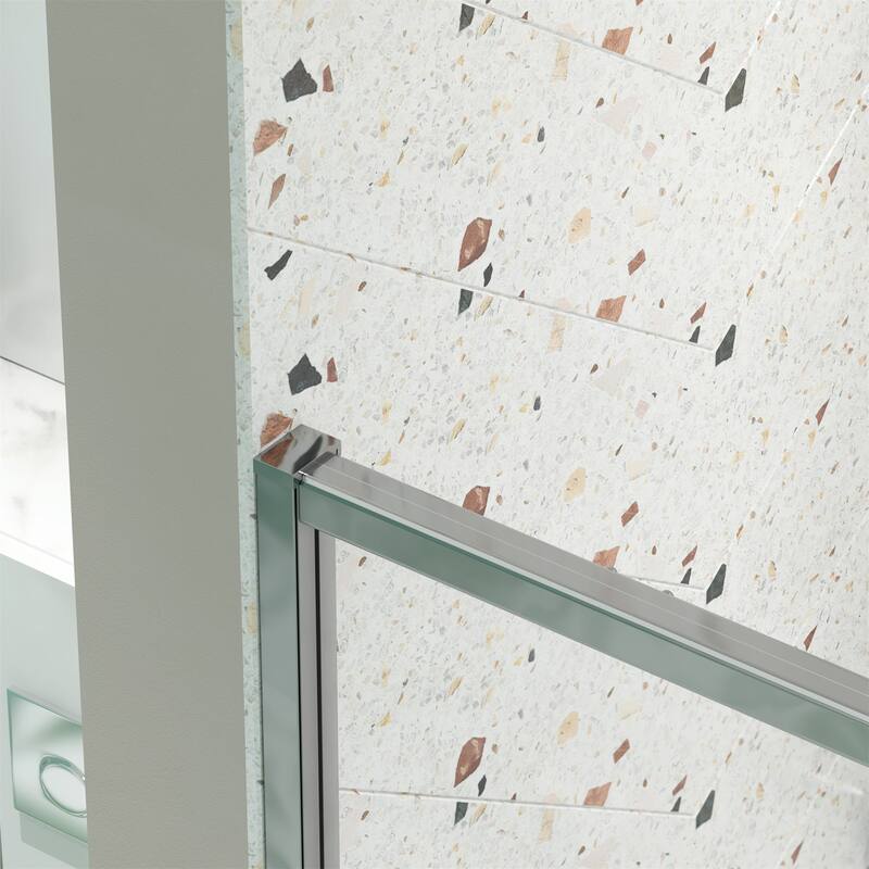 44-48"W x 71"H Piovt Swing Glass Shower Door