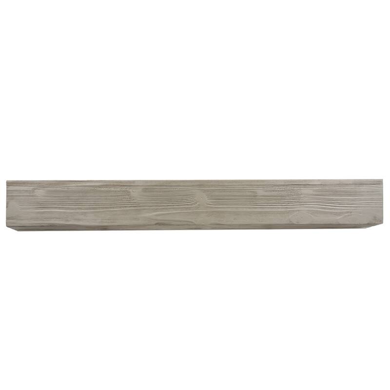 72" Rustic Wood Fireplace Mantel
