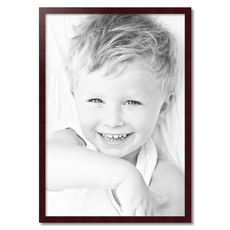 ArtToFrames Metro Modern 27x39 Inch Picture Frame, 1.25 Inch MDF Poster Frame Available in Multiple Colors (FRBW26-27x39)