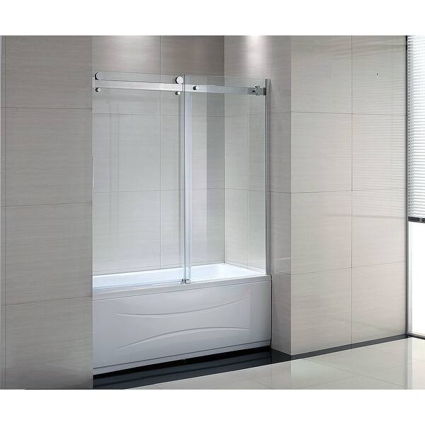 Shop Miseno Msdc6063 59in High X 59in Wide Frameless Bathtub