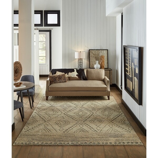 Mohawk Home Nomad Vado High/ Low Geometric Area Rug - On