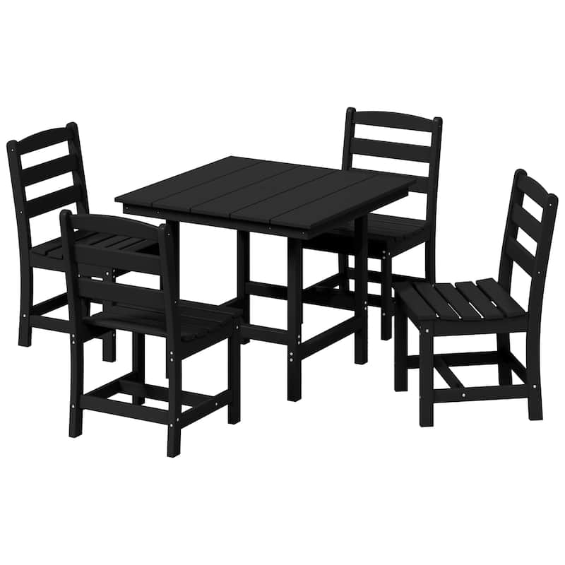 Shoreside 5-Piece Side Chair Dining Set - Black