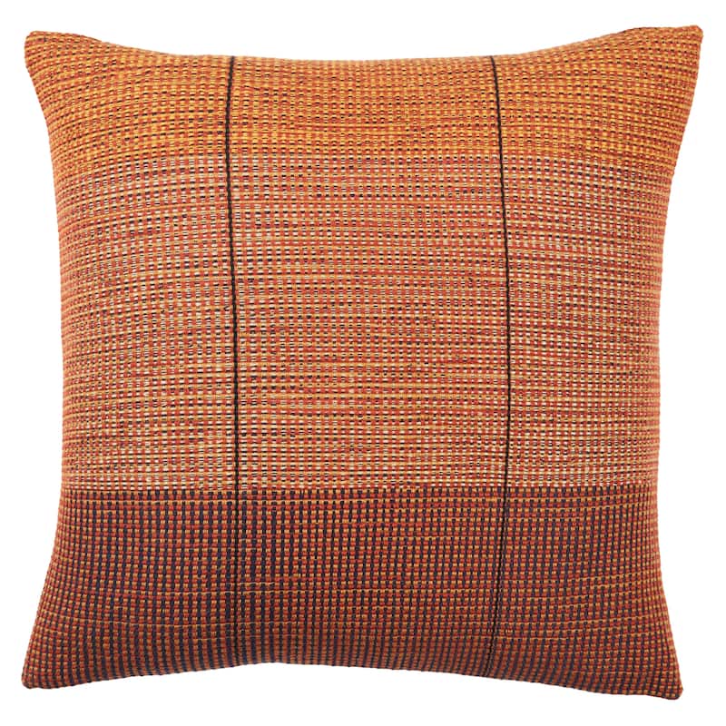 Wymond Tribal Red/ Gold Pillow - 18"X18" Cover Only - Red/Gold