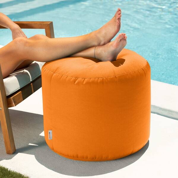 Jaxx Sunbrella Patio Bean Bag Pouf Ottoman