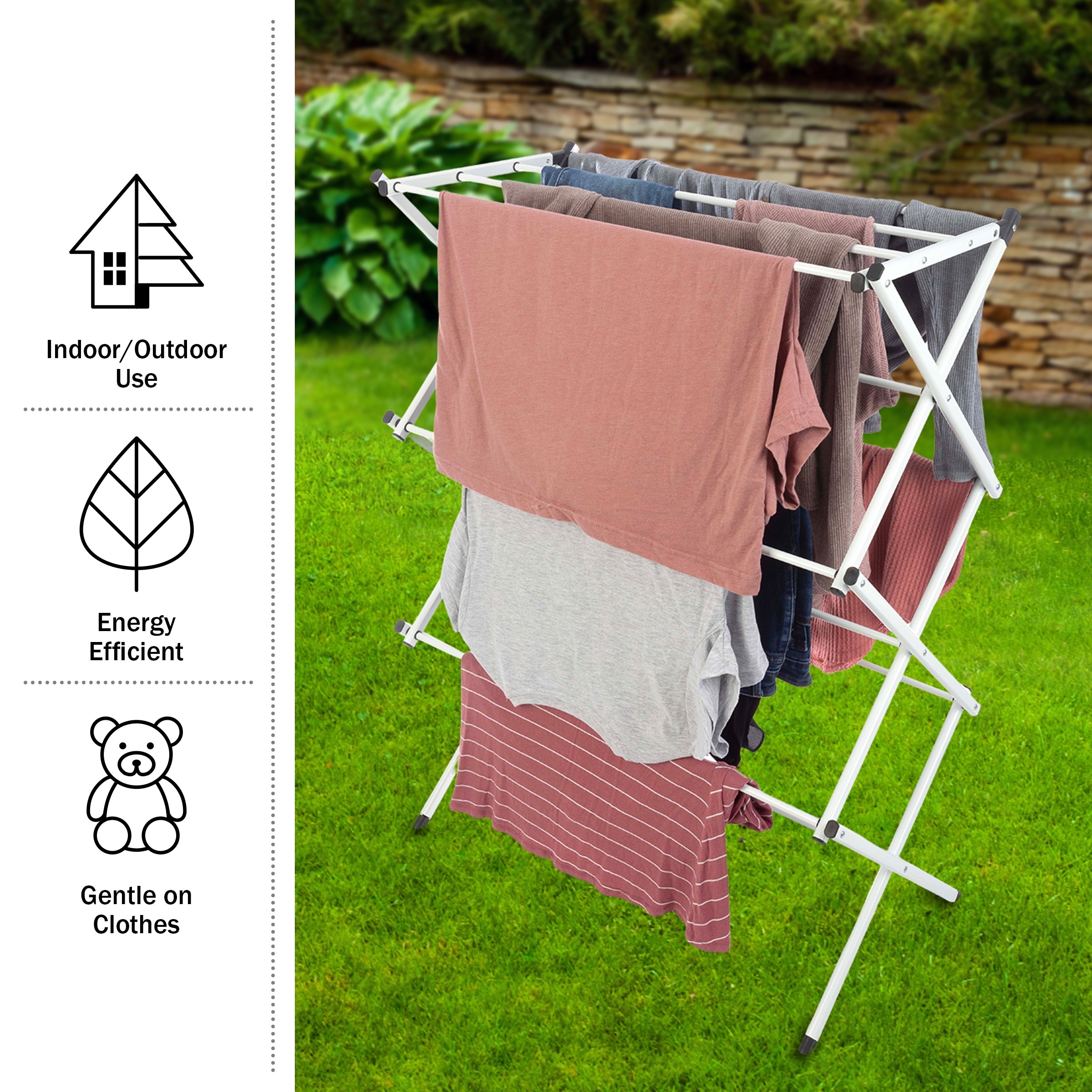 Honey Can Mesh Clothes Drying Rack Clothes Drying Rack Collapsible